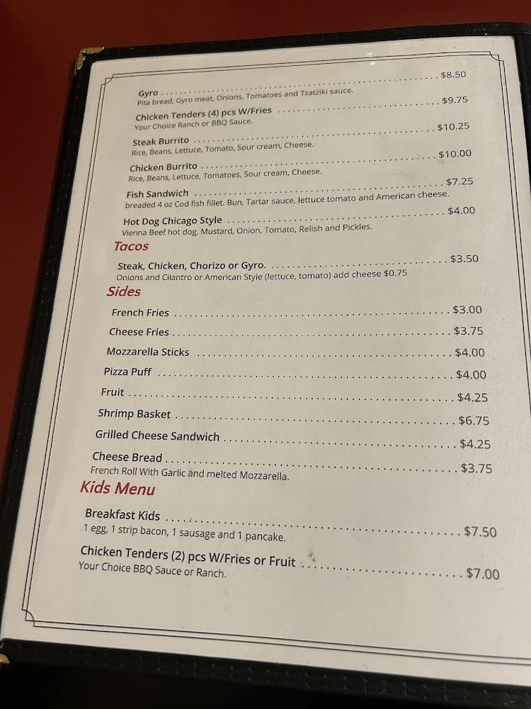 Batavia Diner 2 Menu image 2